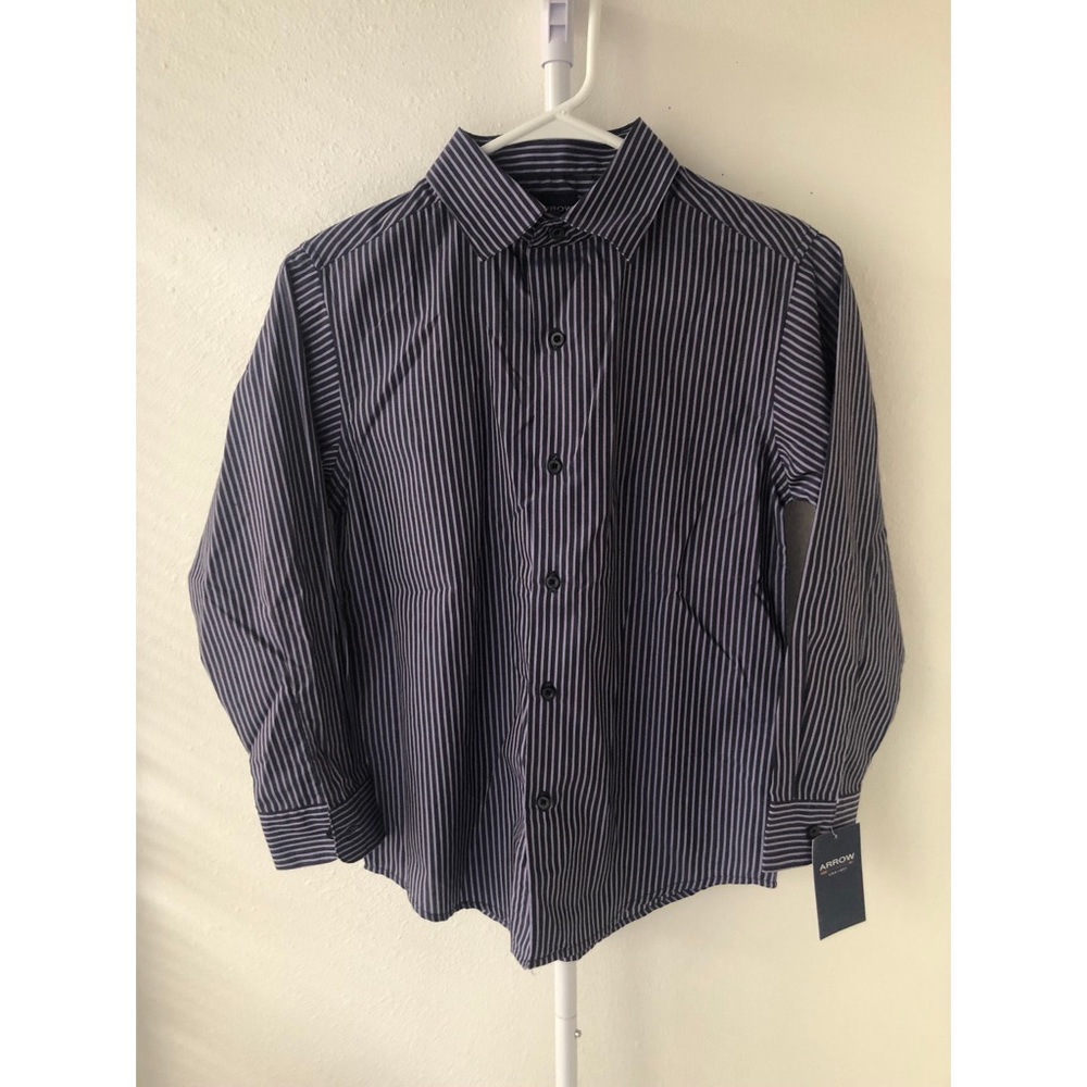 Arrow Striped Button Up M (10-12)